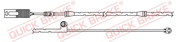 QUICK BRAKE Indikators, Bremžu uzliku nodilums WS 0244 A